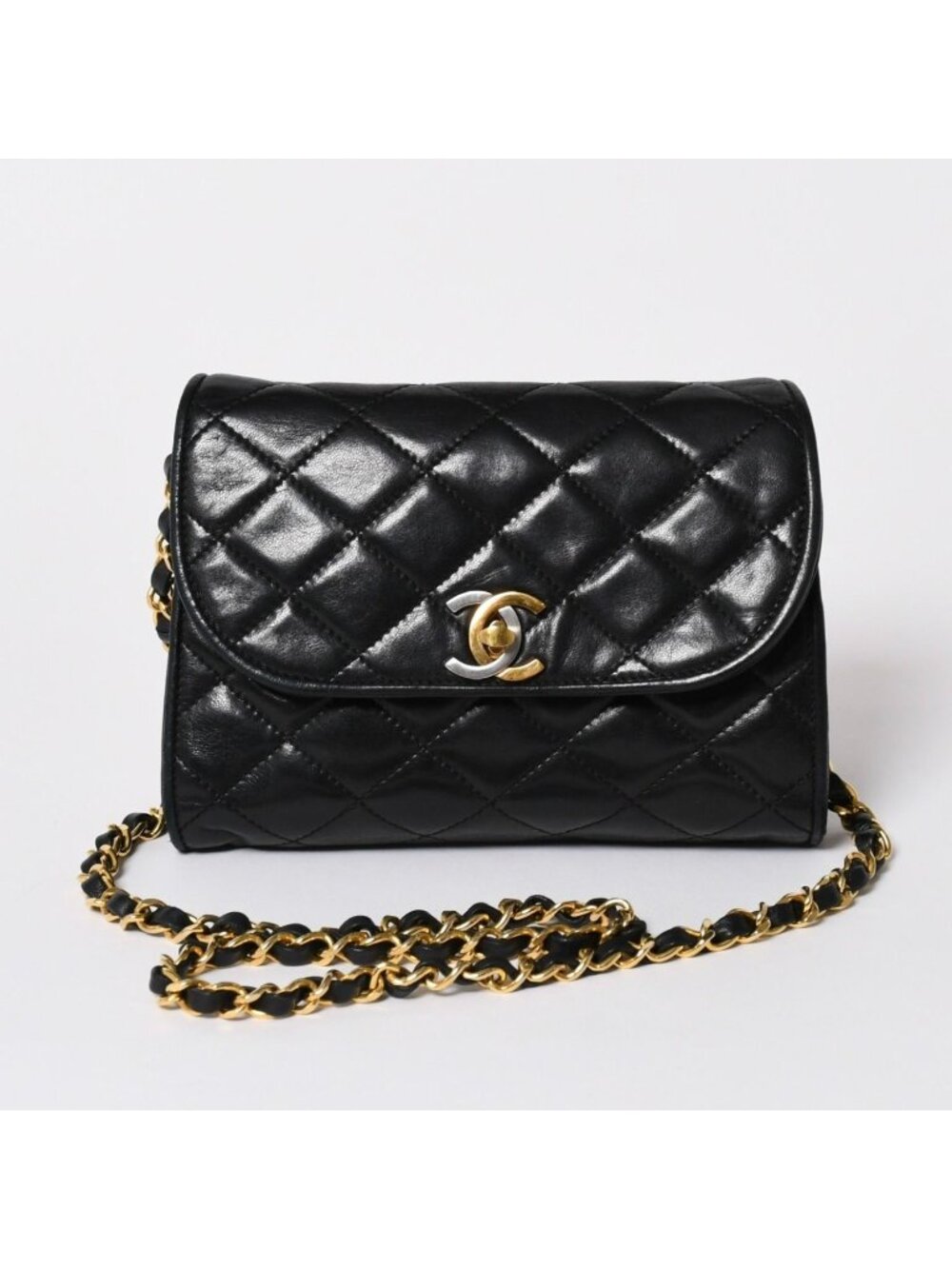 Chanel Mini Quilted S Flap S Chain Shoulder Bag Limited Edition CC Logo